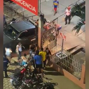 Centro médico al que fueron conducidos unos de los heridos