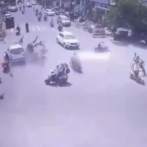 Momento del grave accidente