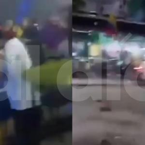 Momento del enfrentamiento