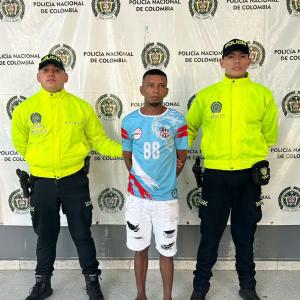 El capturado quedó a disposición de la autoridad competente