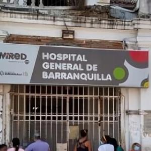 El hombre herido fue conducido al Hospital General de Barranquilla