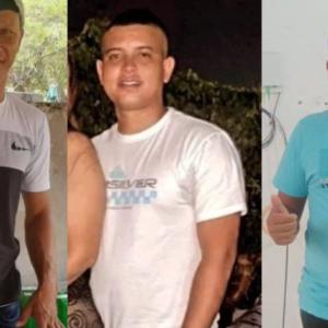 Daniel Escorcia Caballero, Cristian David Donado y Luis Eduardo Donado Ariza.