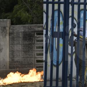 Una patrulla de la Policía se desplazó al sector para realizar controles de tráfico 