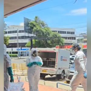 Lugar al que llegaron los peritos de Medicina Legal par investigar lo ocurrido