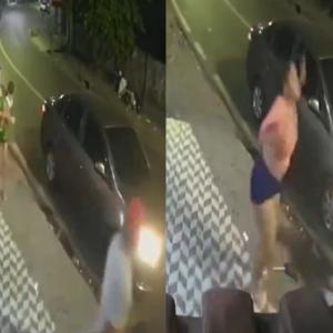 Momento del brutal impacto