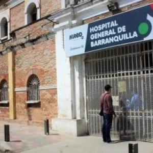 El herido fue llevado al Hospital General de Barranquilla. 