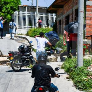 Protestas por falta del servicio de energía suministrado por Air-e