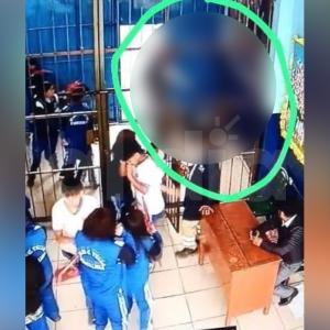 Momento en que el sujeto acciona el arma