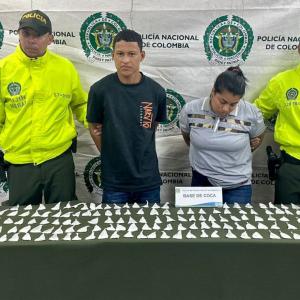 Alias Masacre y una mujer, los adultos detenidos por las unidades de la Policía Metropolitana de Barranquilla