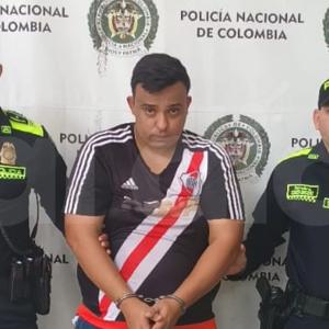 El sujeto capturado por unidades de la Metropolitana de Barranquilla