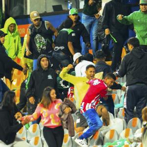 Momento del enfrentamiento