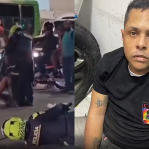 Sujeto capturado por la Policía Metropolitana de Cartagena tras atentado contra el capo Víctor Reales.