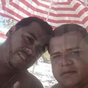 Jorge Eliécer Díaz Collazos y Digno Palomino Rodríguez en una fotografía de años atrás tomada en Venezuela.