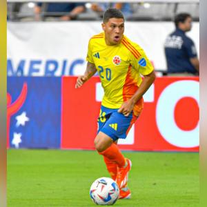 Juan Fernando Quintero durante la Copa América