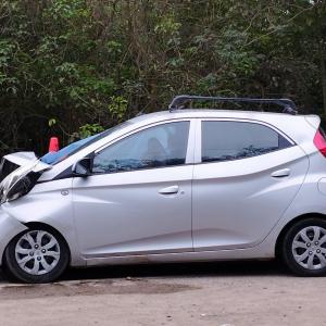 Vehículo particular que estuvo en el choque.