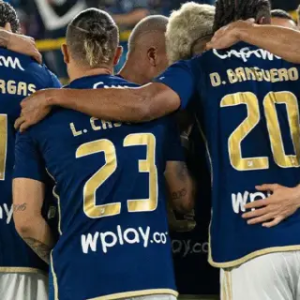 Jugadores de Millonarios en reunión.