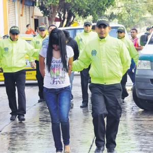 Dinelly Ruiz, pareja de alias Castor.