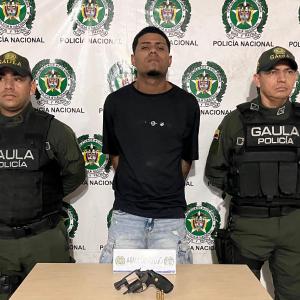 Capturado por el Gaula.