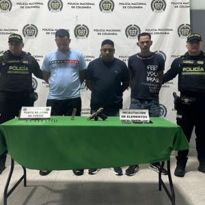 Capturados en el norte de Barranquilla.