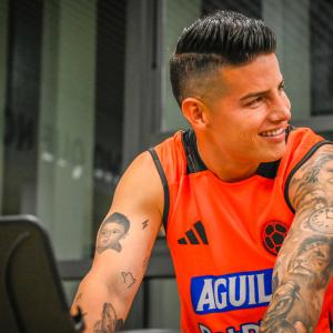 James Rodríguez, jugador colombiano.
