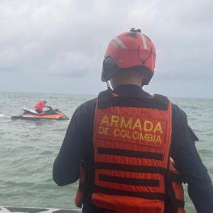 Guardacosta para rescate en Cartagena.