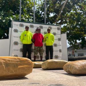Hombre capturado en Cartagena.