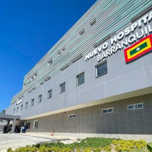 Nuevo Hospital de Barranquilla, donde falleció la víctima.