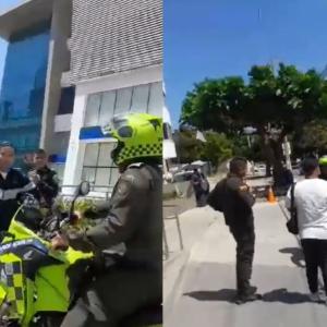 Robo a bancos en el norte de Barranquilla.