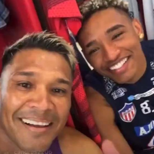 Teófilo Gutiérrez y Jermein Peña.