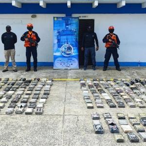 Droga incautada en Cartagena.