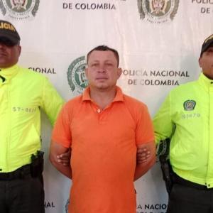 El detenido por violencia intrafamiliar en el barrio Lucero.