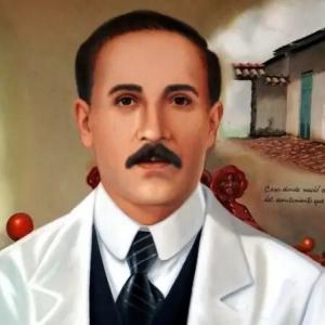 Ilustración del doctor José Gregorio Hernández.