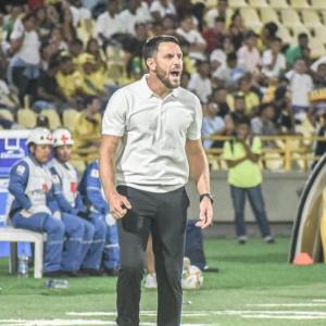 Sebastián Viera como técnico en Real Cartagena.
