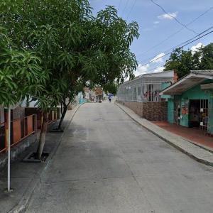 Zona del barrio La Sierrita.