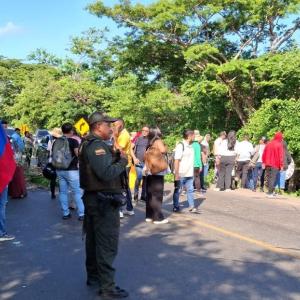 Bloqueos en La Guajira.