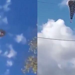 Caída de globo aerostático en México.