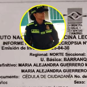 Necropsia de policía fallecida en Caribe Verde.
