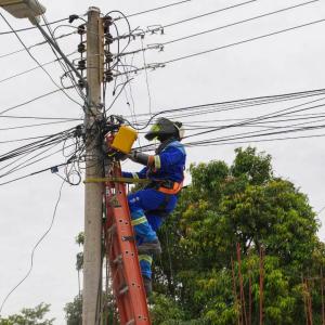 Trabajos eléctricos de Air-e.