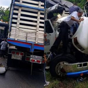 Choque en vía de Córdoba.