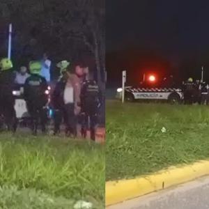 Escena en la Circunvalar de la Prosperidad.