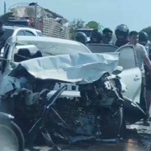 Escena en la vía Ciénaga-Barranquilla.