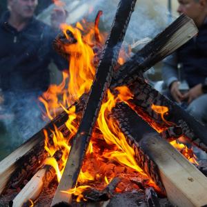 Imagen referencial de fuego.