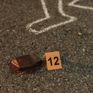 Imagen referente a un crimen.