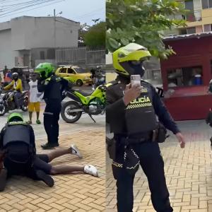 Jamerson Rentería, exjugador de Junior que tuvo altercado con la Policía.