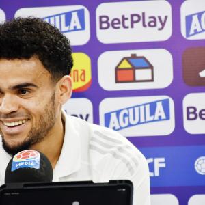 Luis Díaz en rueda de prensa.