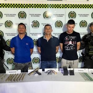 Miembros de las disidencias de las Farc, capturados en Morales.