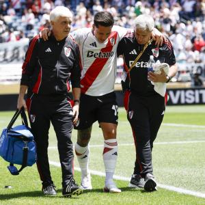 Sebastián Driussi, compañero de Miguel Borja en River Plate.
