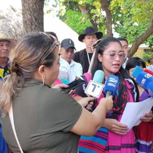 Vocera del pueblo yukpa.