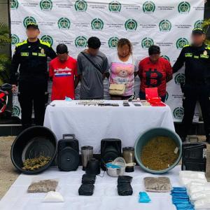 Capturados por microtráfico en Sincelejo.