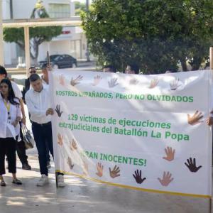 Iniciativa en Valledupar sobre los 'falsos positivos'.